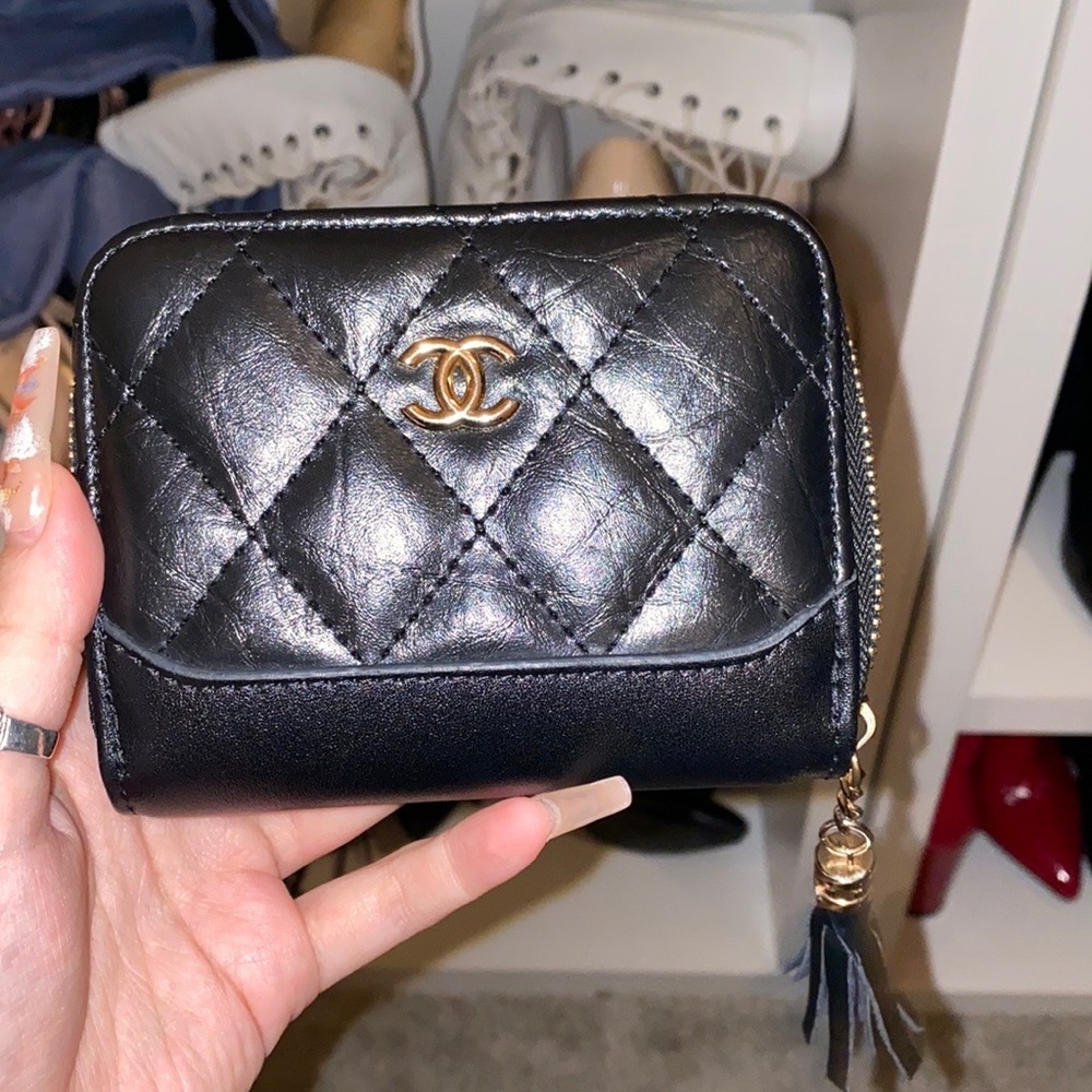 Quilted Chanel wallet